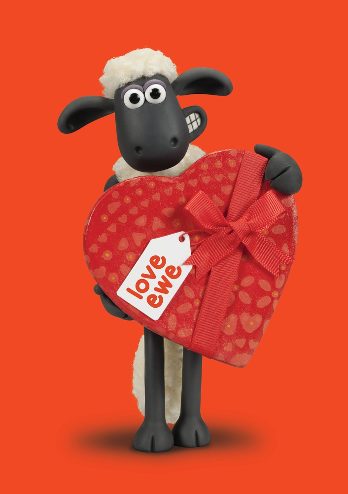 Shaun the Sheep Love ewe Greetings Card